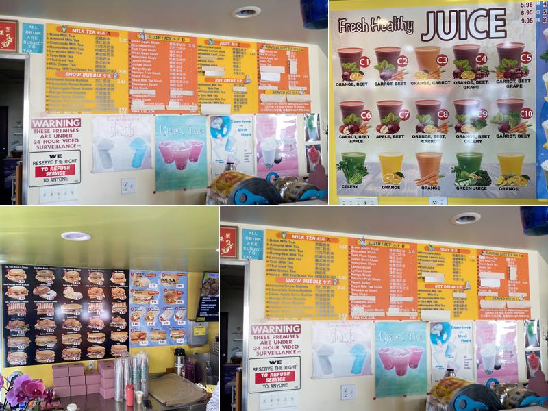 Alhambra Donuts Menu