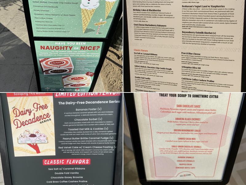 Salt & Straw Menu