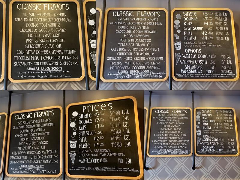 Salt & Straw Menu