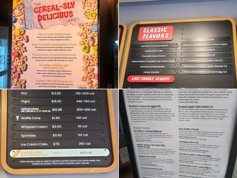 Salt & Straw Menu