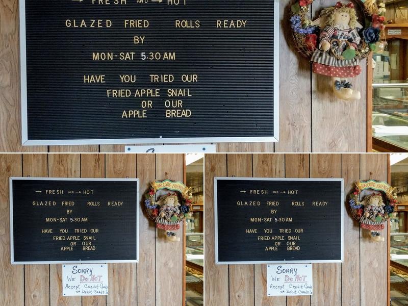 Lindström Bakery Menu