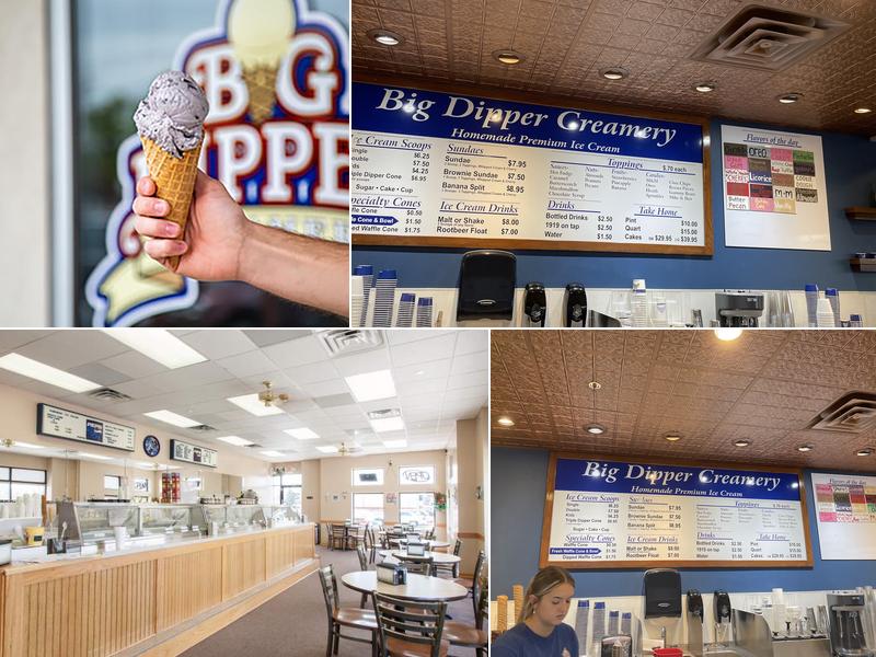 Big Dipper Creamery North Oaks Menu