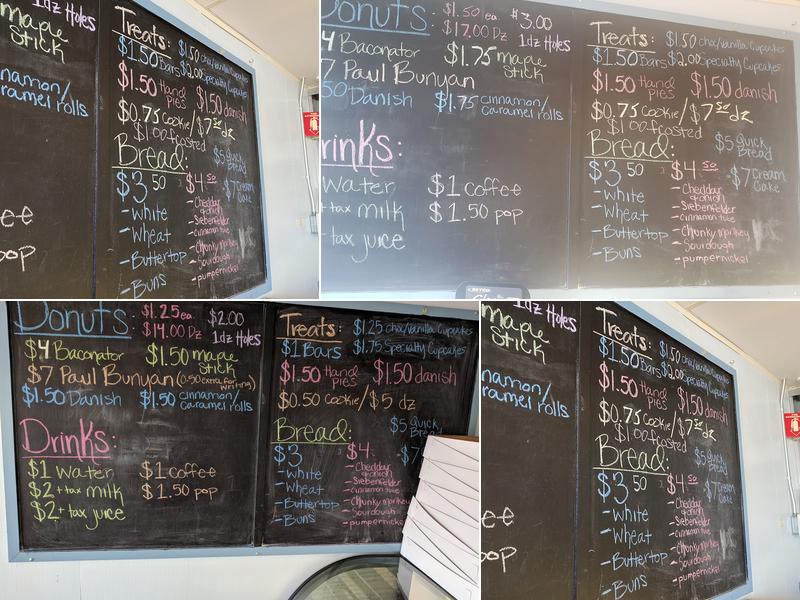 Blue Egg Bakery Menu