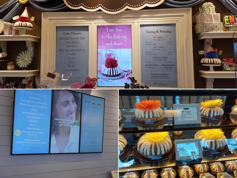 Nothing Bundt Cakes Menu