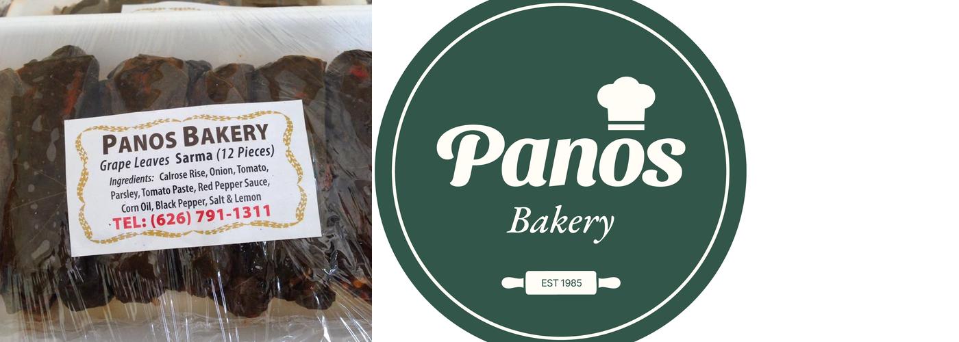 Panos Bakery Menu