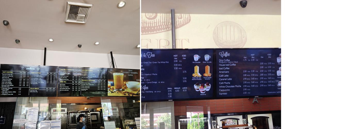 Paris Baguette Menu