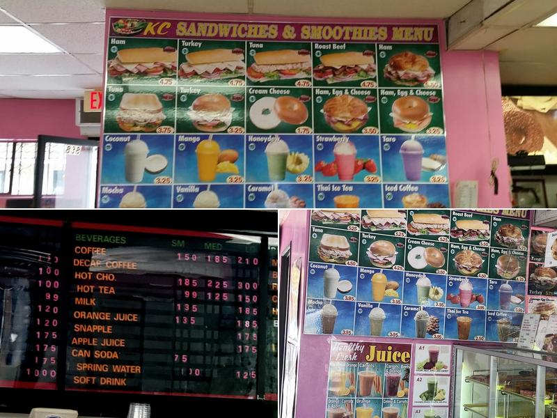 KC Donuts Menu