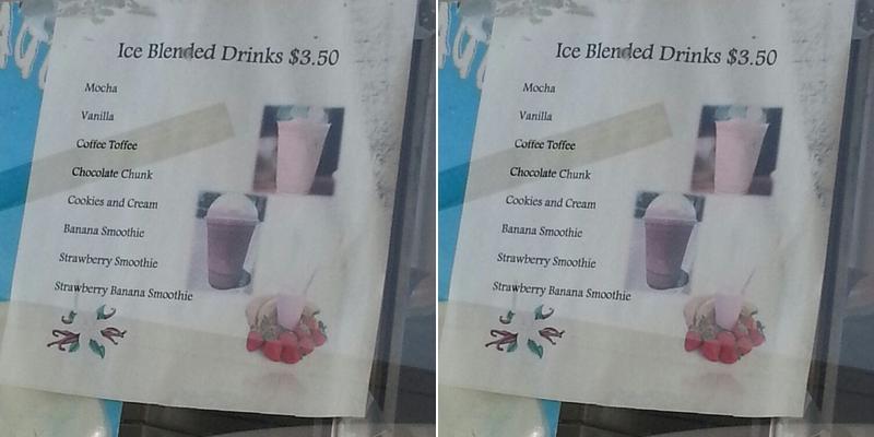 Mitchell's Donuts Menu