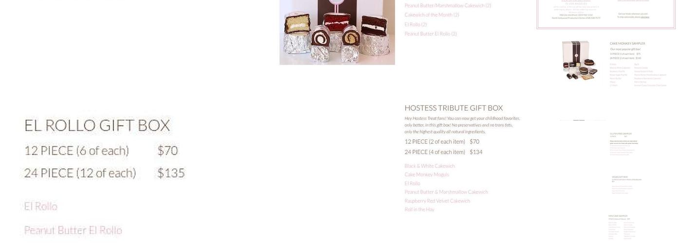 Cake Monkey Bakery Menu