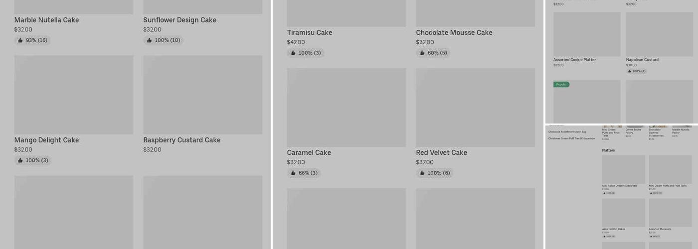 House of Pastry Menu