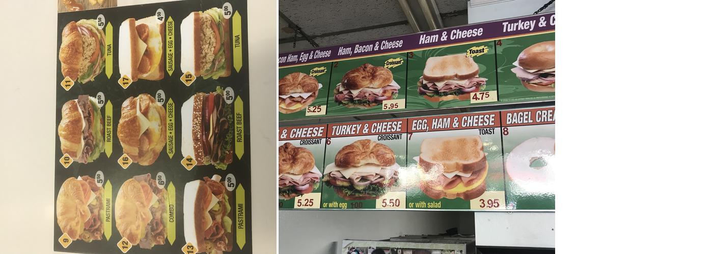 Classic Doughnuts & Croissants Menu