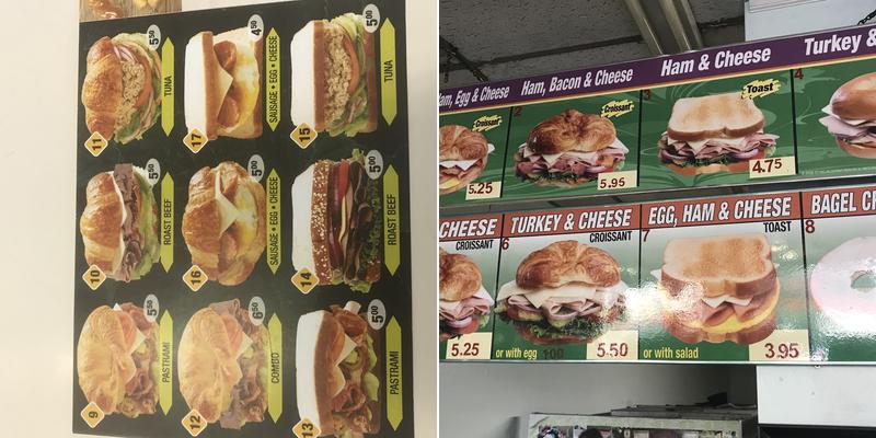 Classic Doughnuts & Croissants Menu