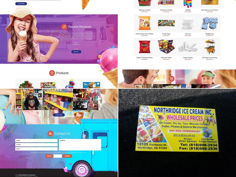 Northridge Ice Cream Inc Menu