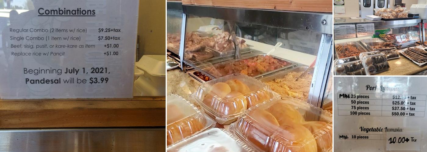 Kababayan Bakery Menu