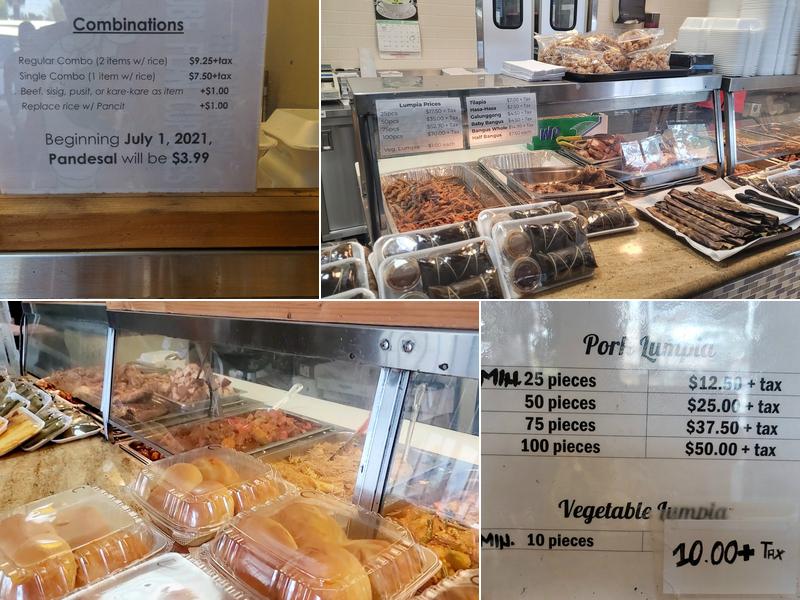 Kababayan Bakery Menu