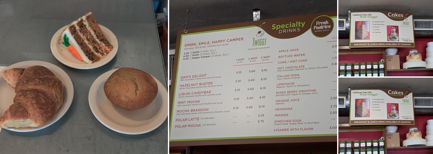 Twiggs Bakery & Coffeehouse Menu