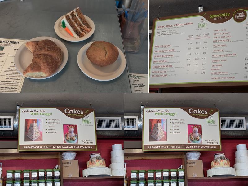 Twiggs Bakery & Coffeehouse Menu
