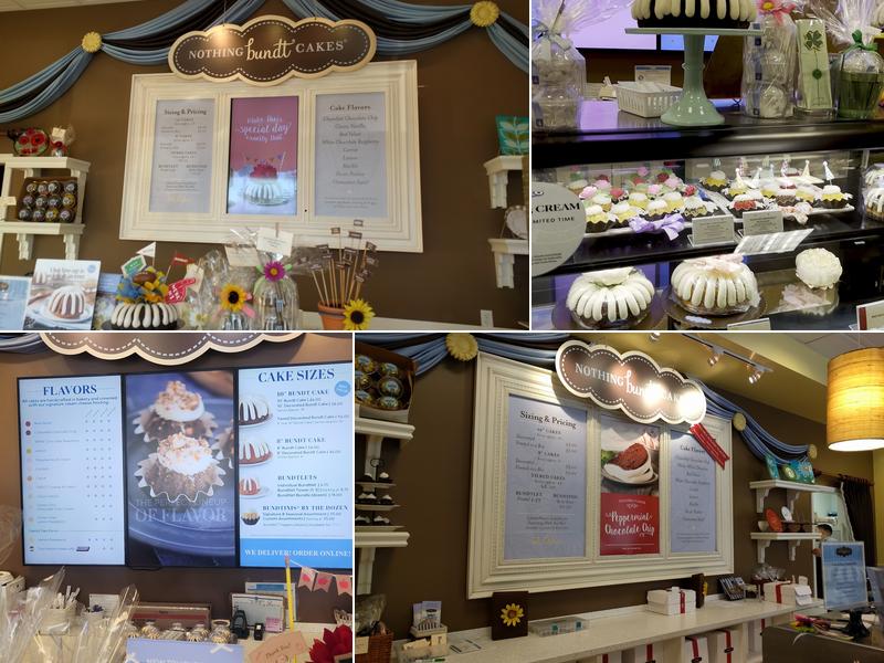 Nothing Bundt Cakes Menu