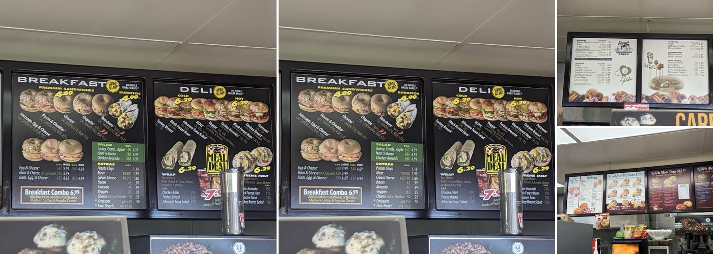 Yum Yum Donuts Menu