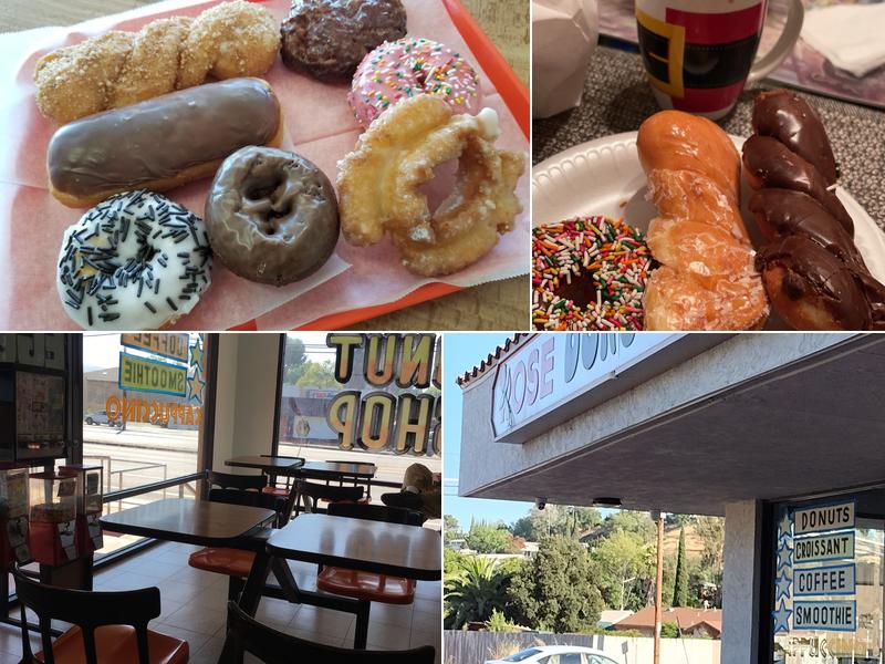 Rose Donuts And Ice Cream
