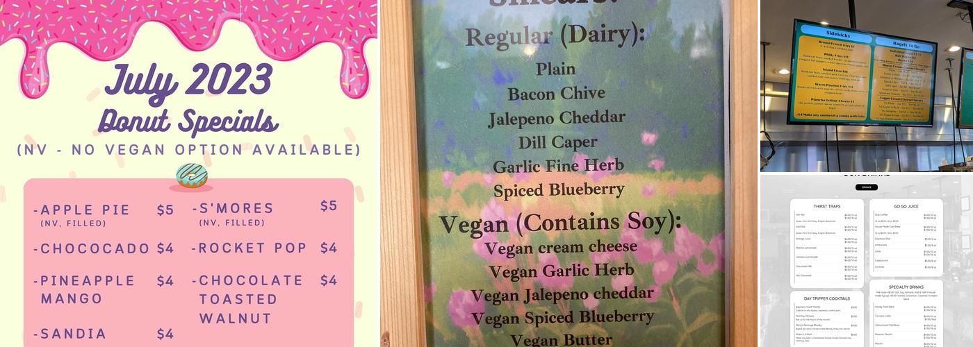 Nomad Donuts Menu