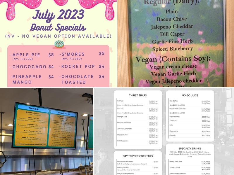 Nomad Donuts Menu