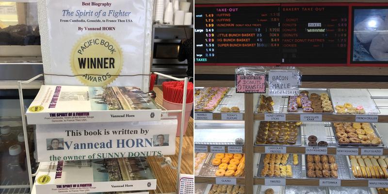 Sunny Donuts Menu