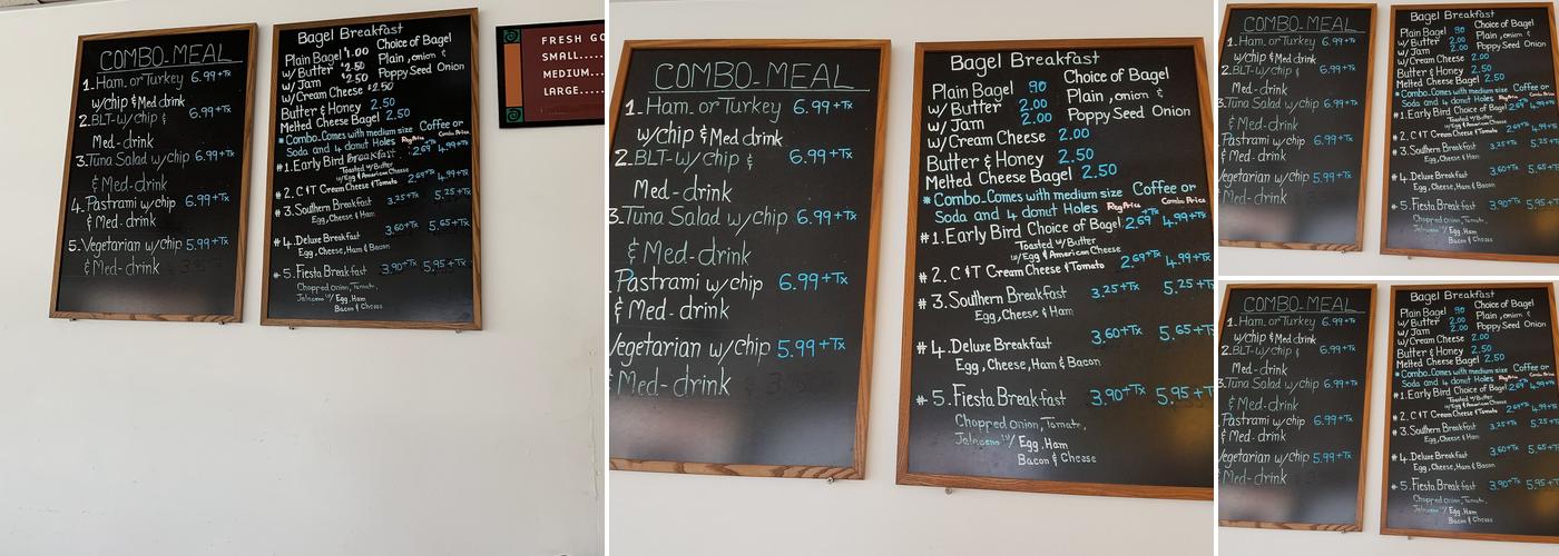 Rose Donuts Menu