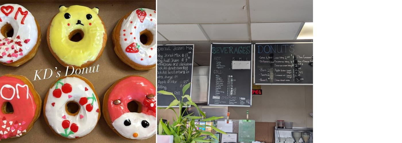 KD`S Donuts Menu