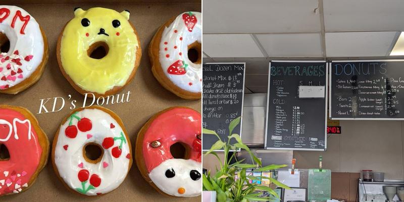 KD`S Donuts Menu