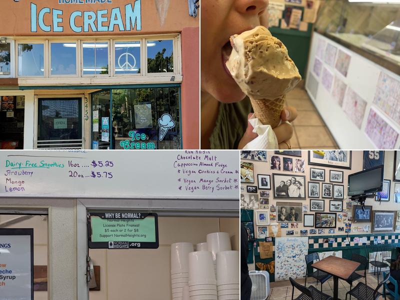 Mariposa Ice Cream Menu