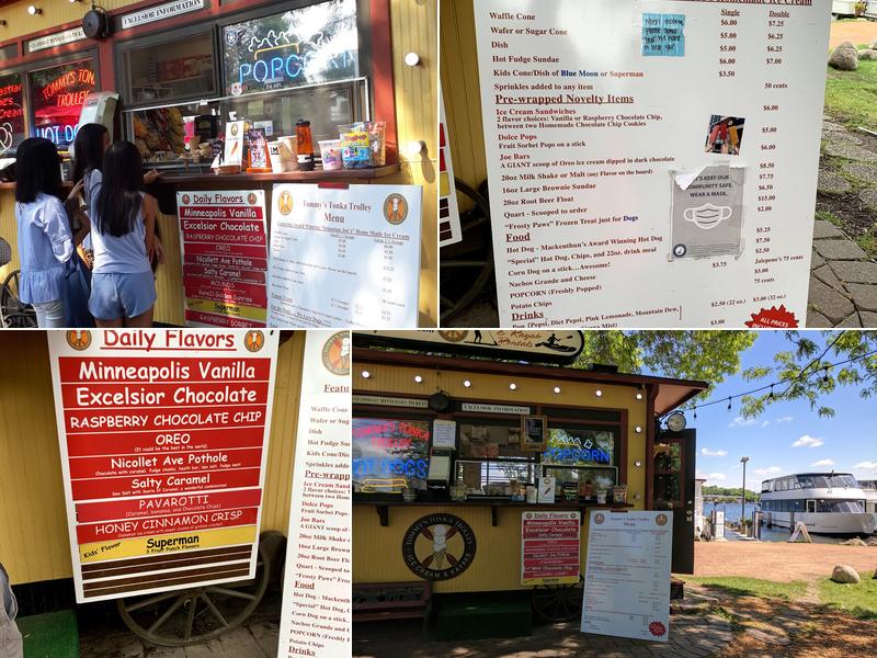 Tommy's Tonka Trolley Menu