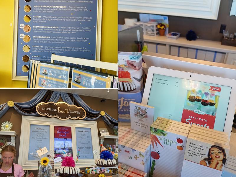 Nothing Bundt Cakes Menu