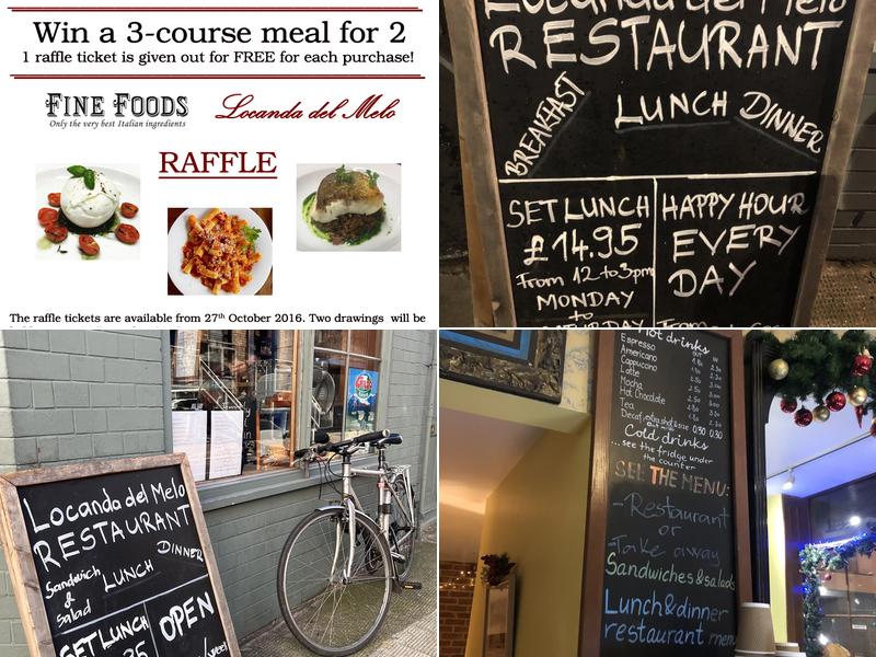 Fine Foods - Locanda del Melo Menu