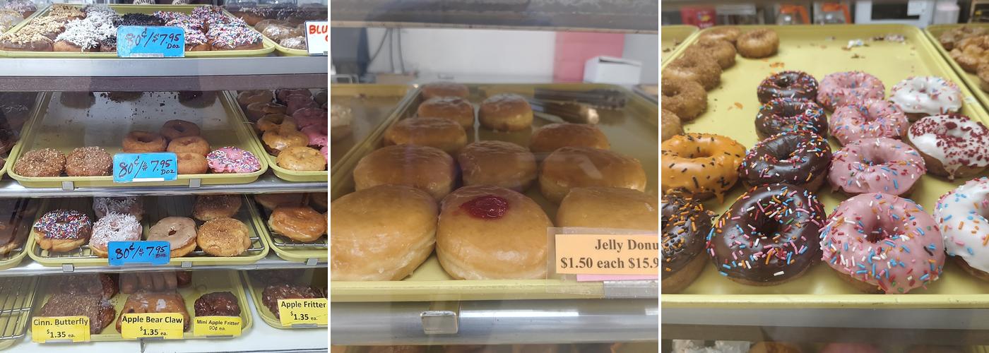 R B Donuts Menu