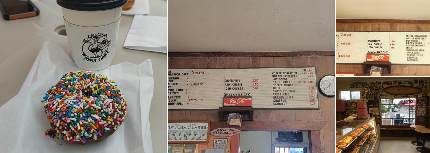 Leucadia Donut Shoppe Menu