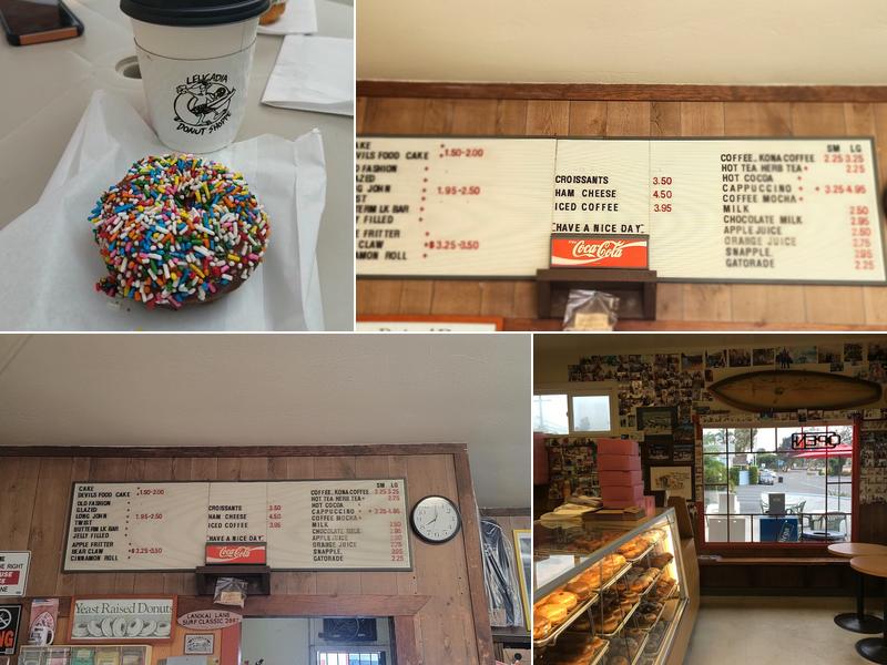 Leucadia Donut Shoppe Menu