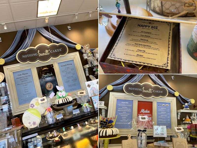 Nothing Bundt Cakes Menu