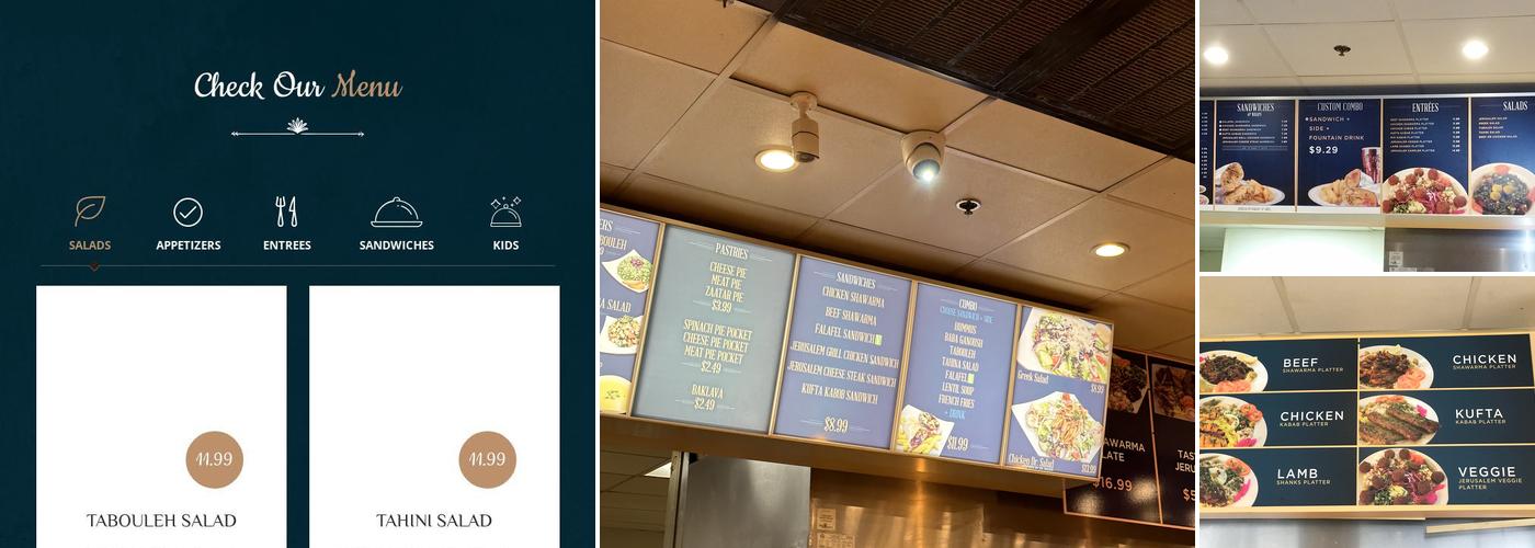 Jerusalem Bakery & Grill Menu