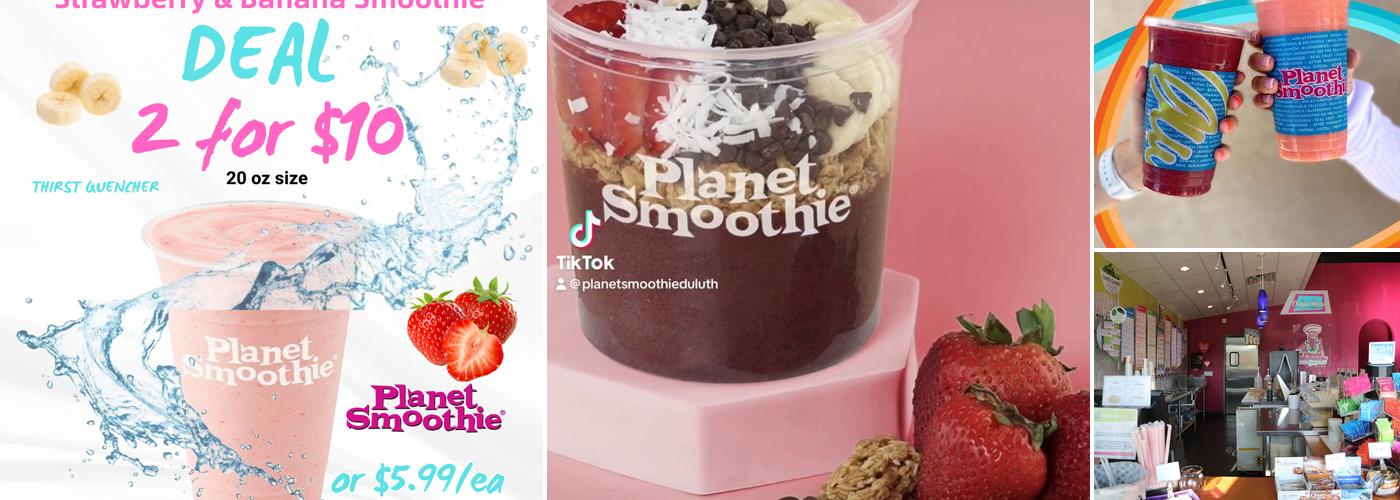Planet Smoothie Menu