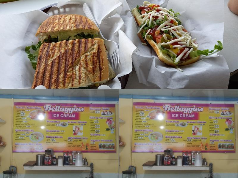 Bellaggio's Ice-Cream Menu