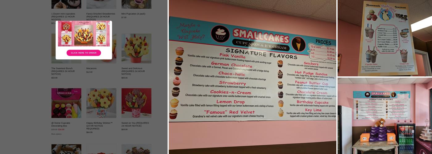 Smallcakes Warner Robins Menu