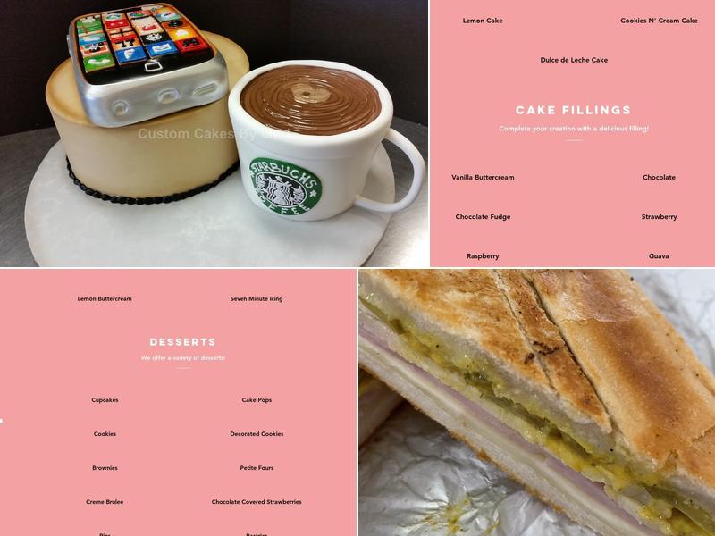 Custom Cakes by Liud Menu