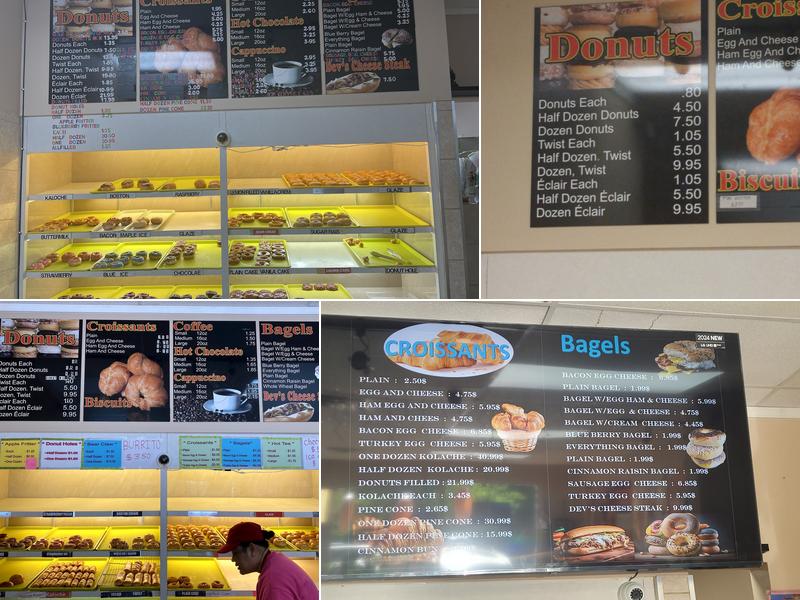 Dev's Donuts Menu
