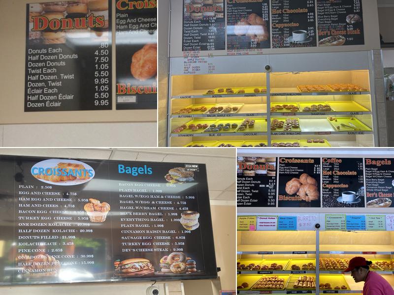 Dev's Donuts Menu