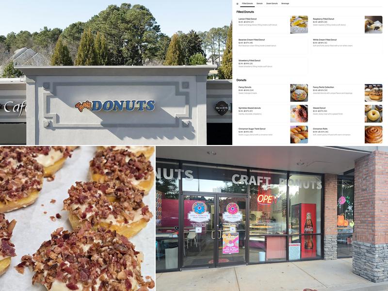 Giggle Monsters Craft Donuts Bells Ferry Menu