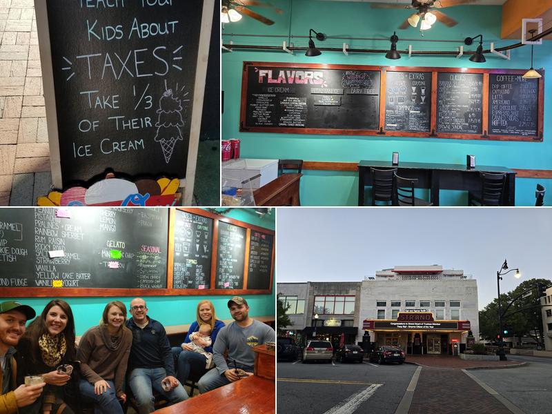 Sarah Jean's Ice Cream Menu