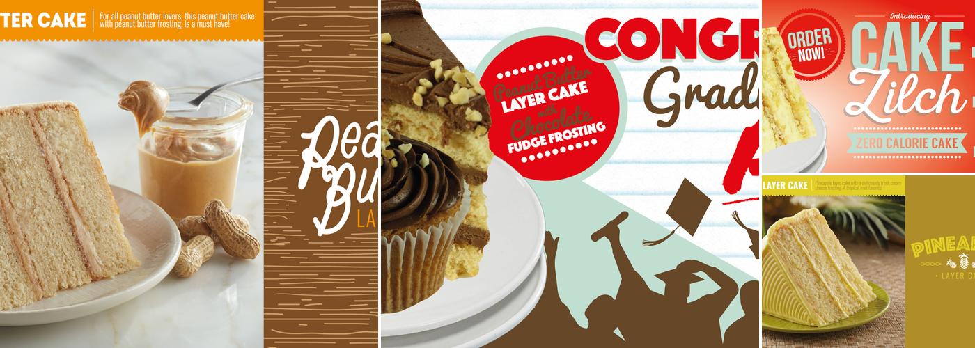 Piece of Cake Inc. Menu