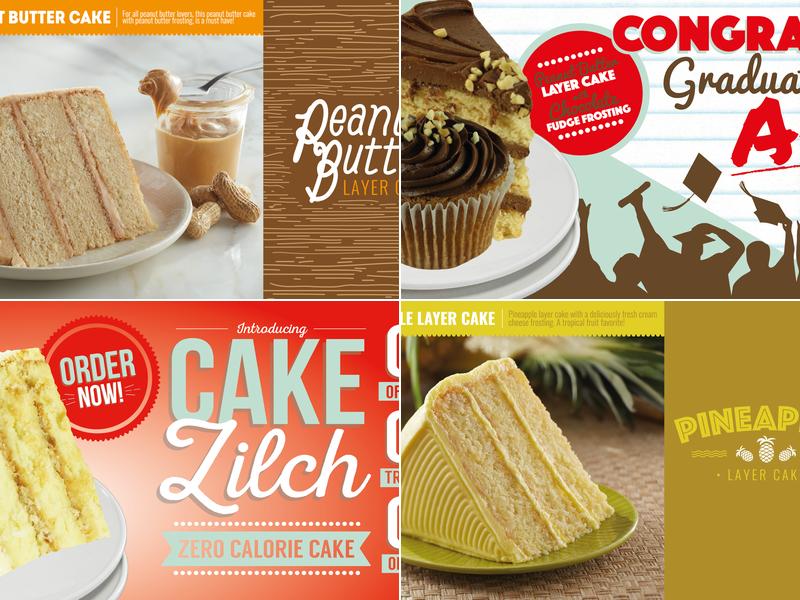 Piece of Cake Inc. Menu