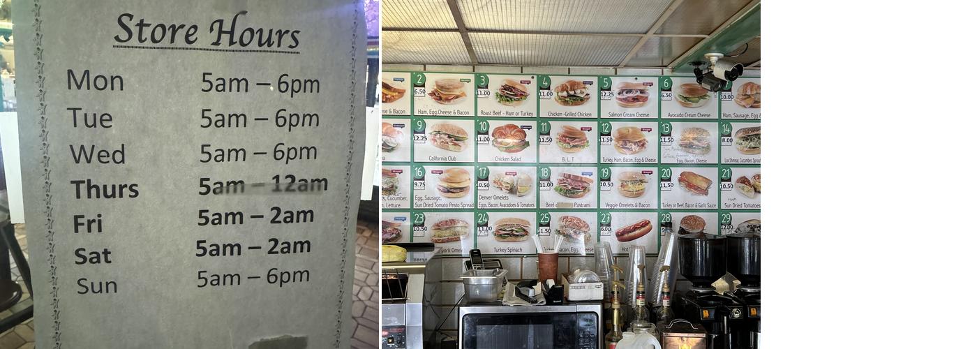Allstar Donuts Menu